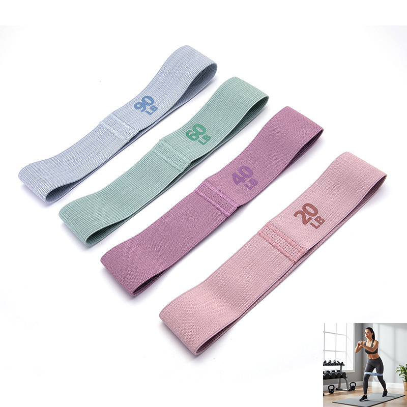 Yoga Fitness Stretching Strap - Crochet Non-Slip Yoga Resistance Band Glute
