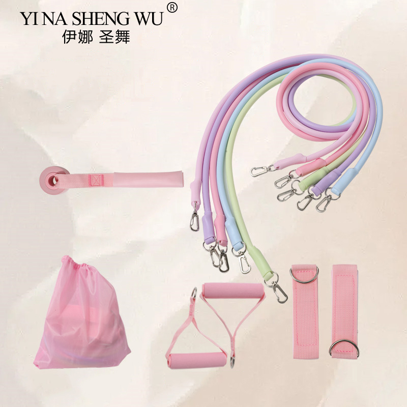 Yoga Fitness Stretching Strap - Ankle Straps Resistance Bands Set Fitness