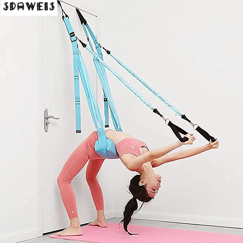Yoga Fitness Stretching Strap - Adjustable Aerial Yoga Strap Elastic Stretch