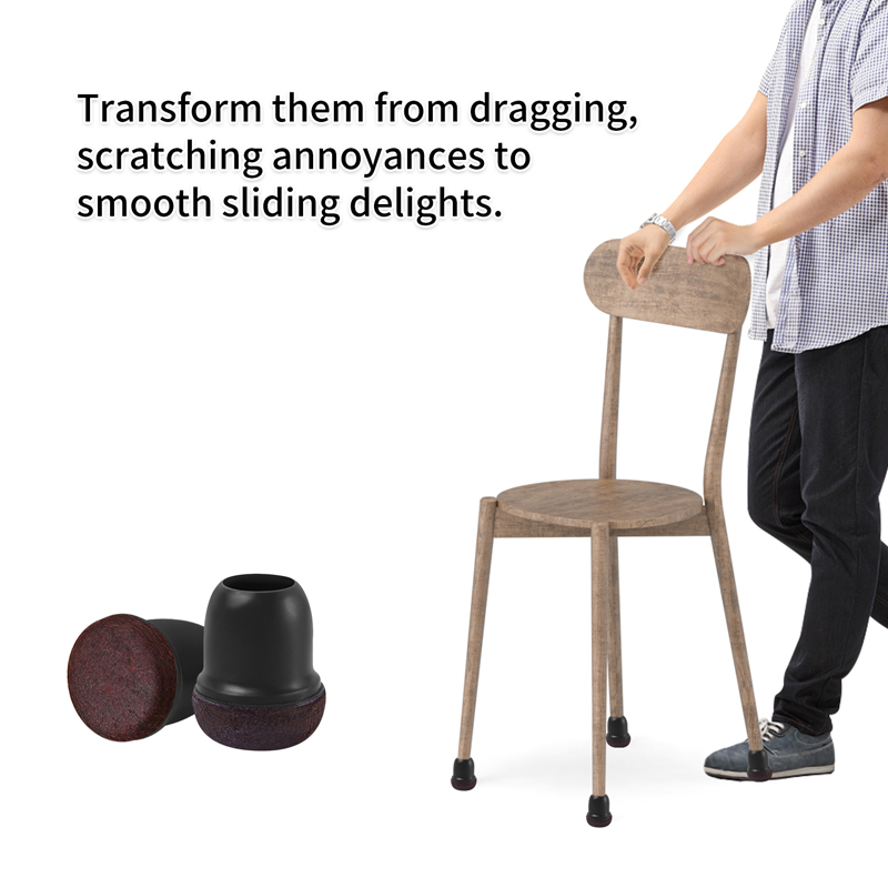 16PCS Black Silicone Chair Leg - Sit Up Bar Floor recension och pris