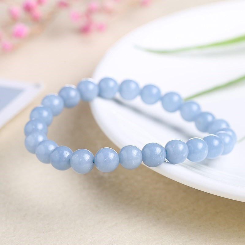 JD Natural Stone Blue Angelite - Yoga Fitness Tracker recension och pris
