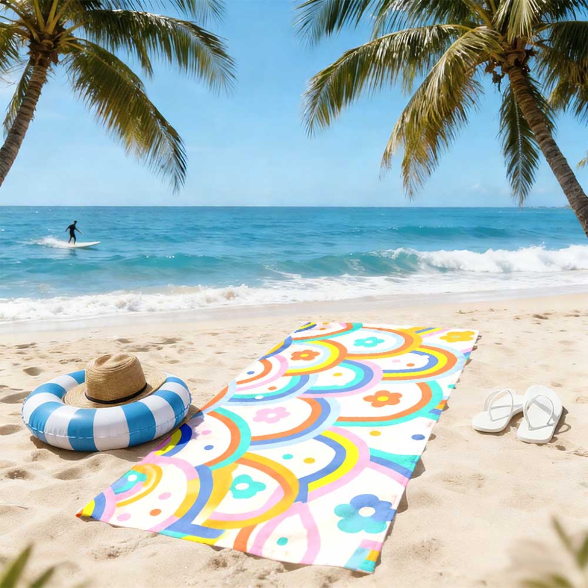 One Beach Towel That Is Reusab - Fitness Of Yoga recension och pris