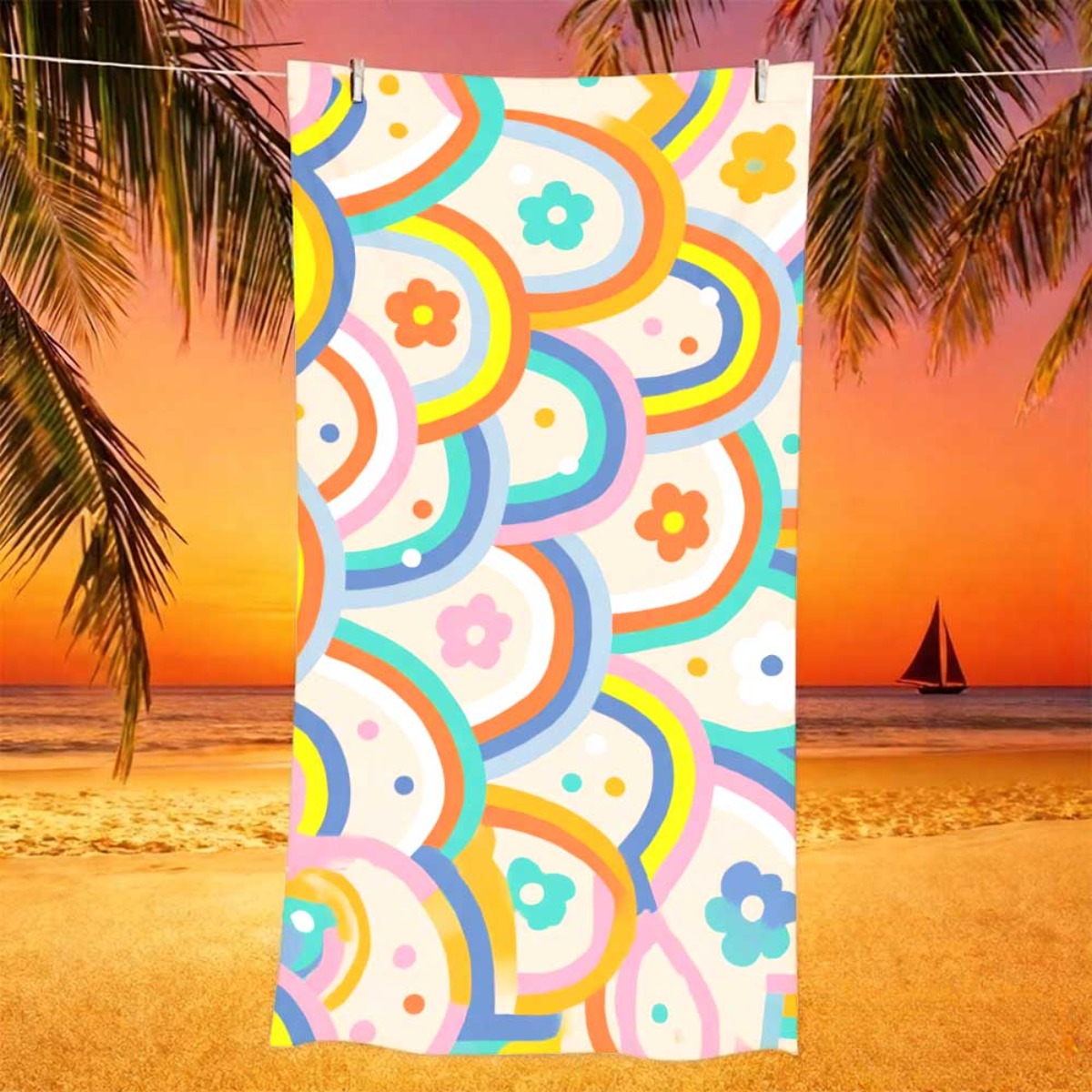 One Beach Towel That Is Reusab - Fitness Of Yoga recension och pris