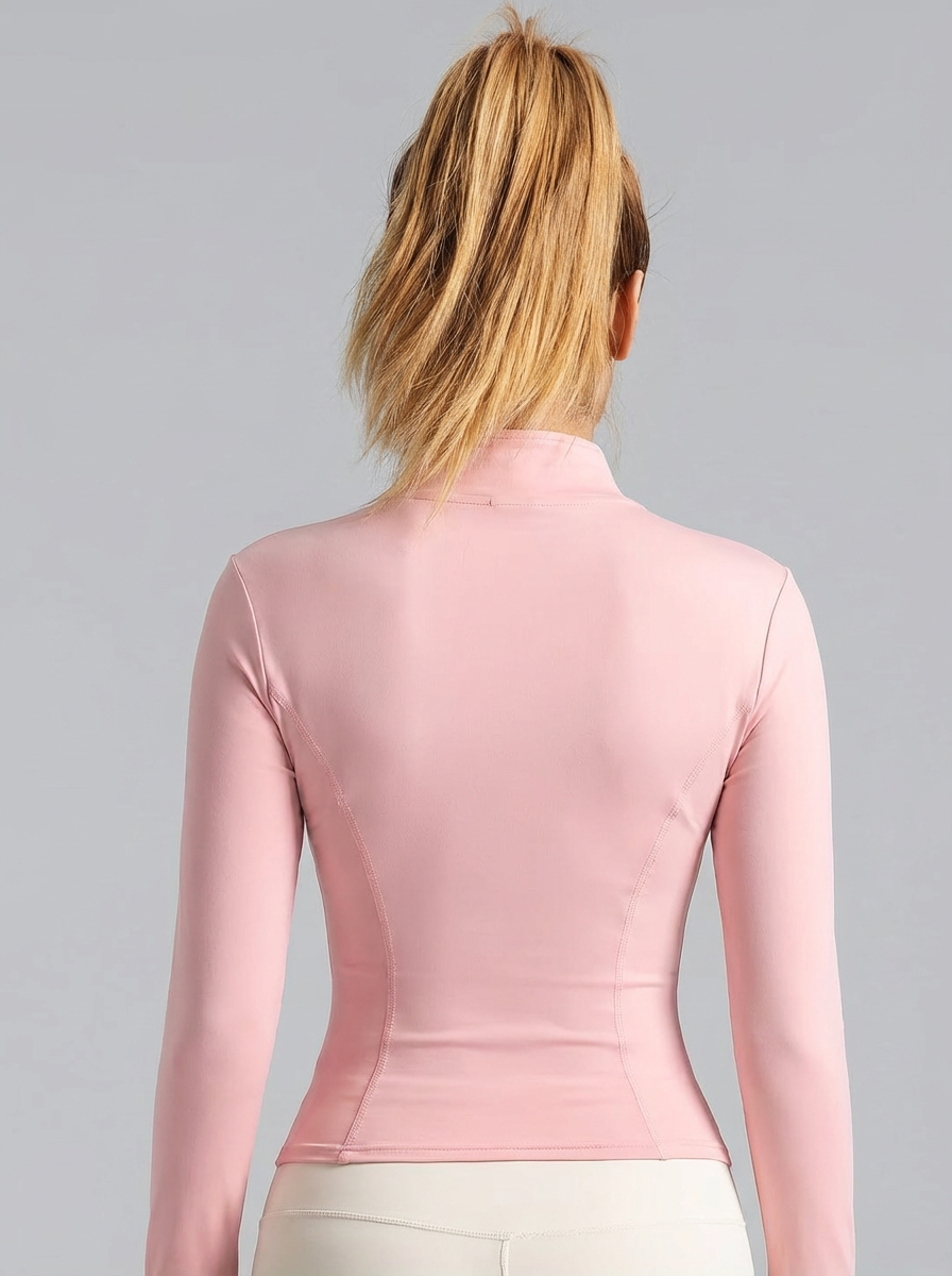 New Women Light Pink Yoga Coat - Fitness Of Yoga recension och pris