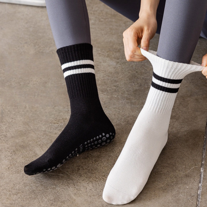 Women Non Slip Yoga Socks, Gri - Yoga Fitness Set recension och pris