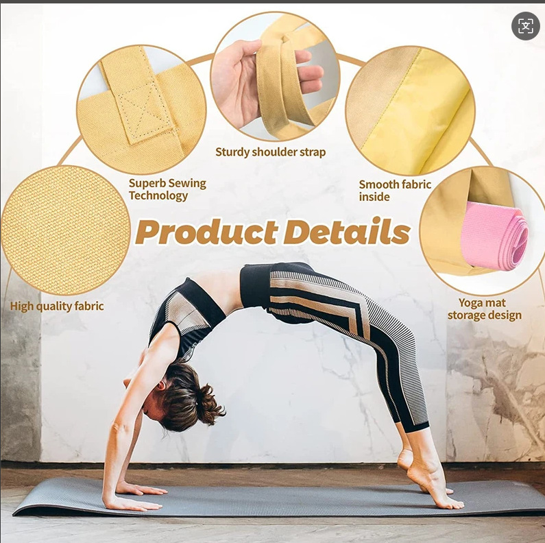 Multi‑Purpose Yoga Bag Yoga Ma - Yoga Fitness Mat recension och pris