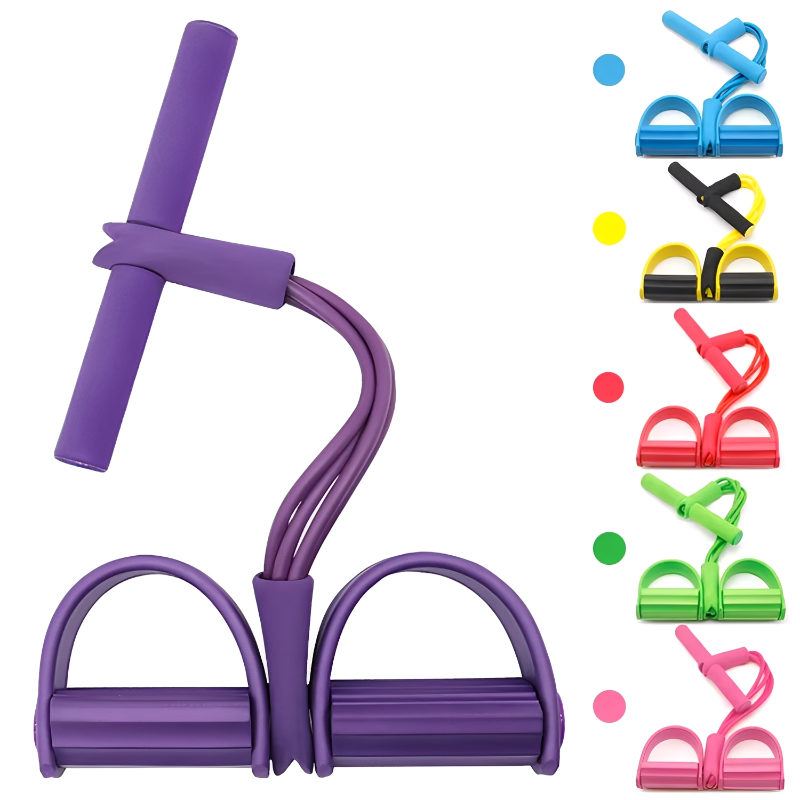 O Four-Tube Pedal Tensgklner M - Yoga Fitness Stretching Strap recension och pris