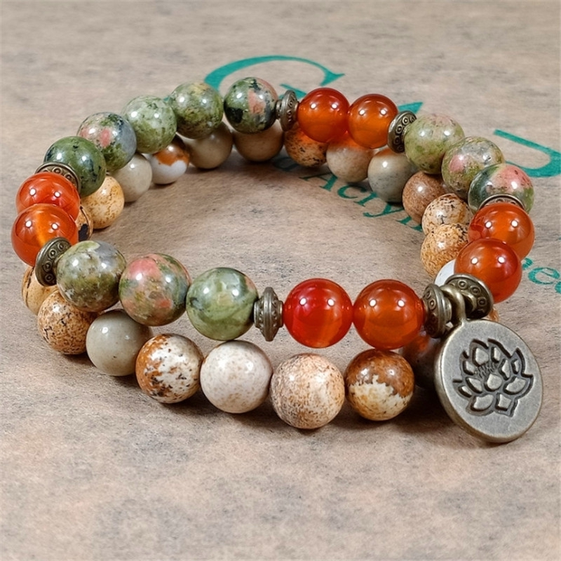 Charm Stone Wrist Mala Healing - Yoga Fitness Tracker recension och pris