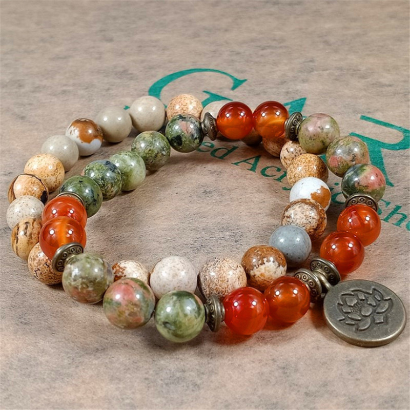 Charm Stone Wrist Mala Healing - Yoga Fitness Tracker recension och pris