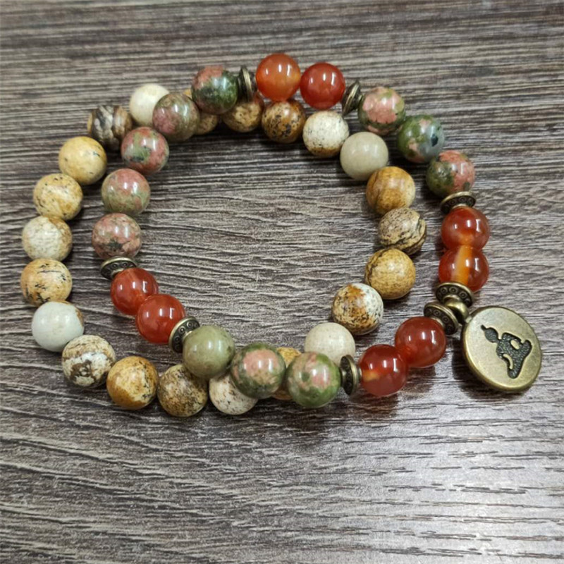Charm Stone Wrist Mala Healing - Yoga Fitness Tracker recension och pris
