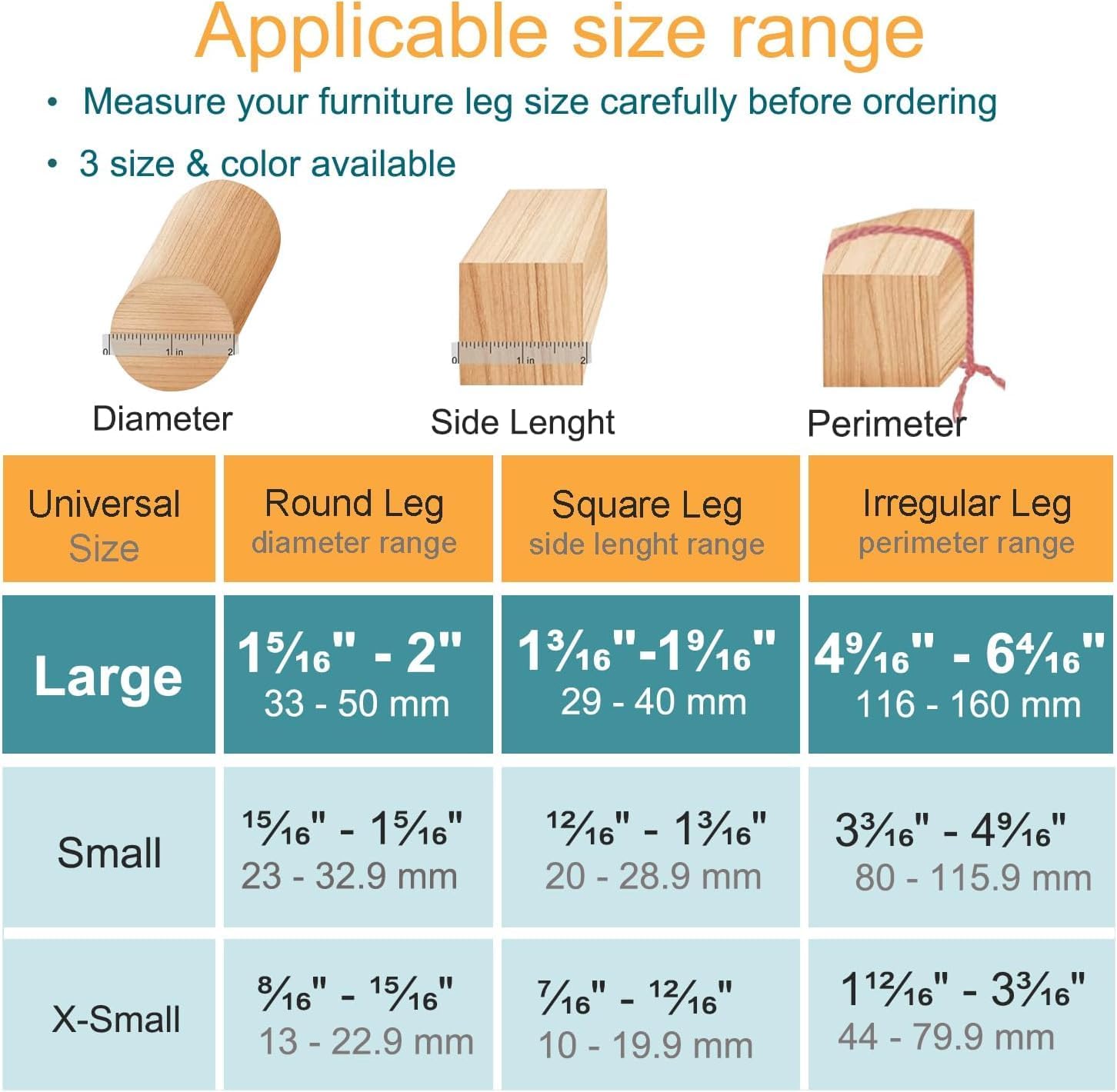 32 Pack Silicone Chair Leg Flo - Sit Up Bar Floor recension och pris
