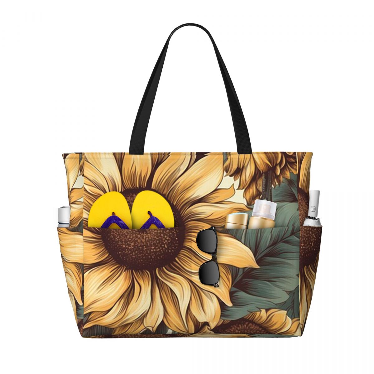 Golden Sunflower Cluster Vinta - Yoga Fitness Drawing recension och pris
