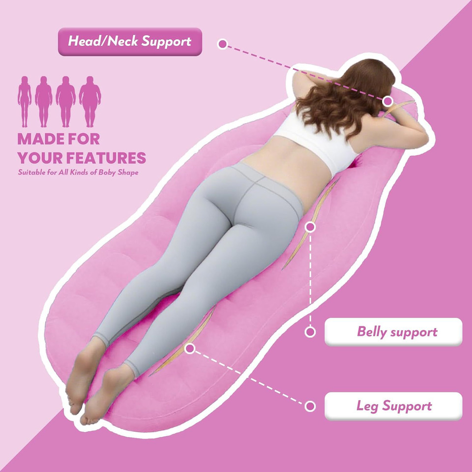 Inflatable Pregnancy Pillow Yo - Yoga Fitness Mat recension och pris