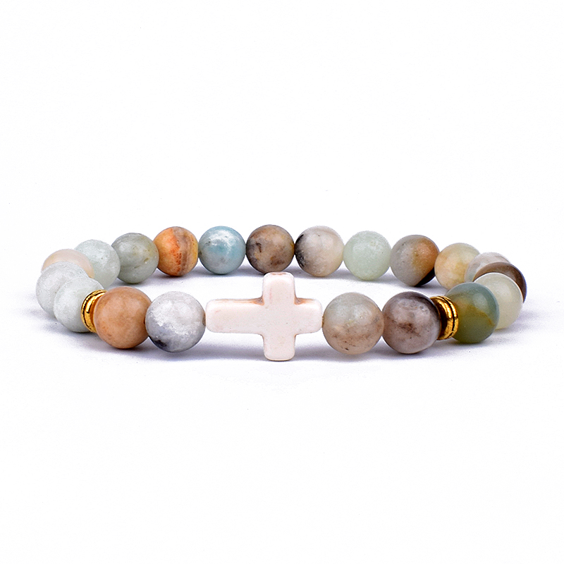 Trendy Jesus Cross Charm Blue  - Yoga Fitness Tracker recension och pris