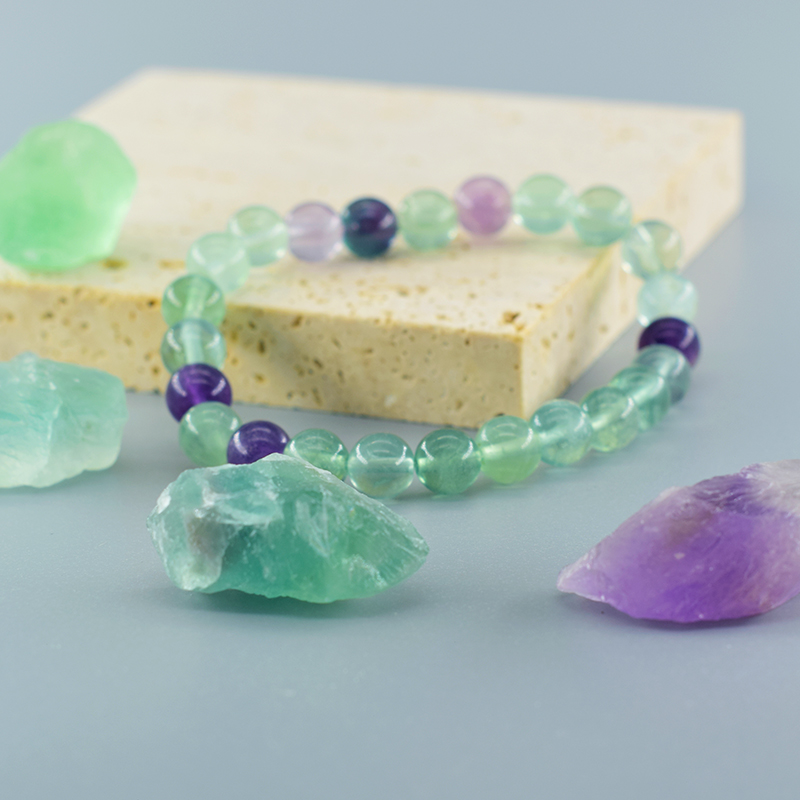 Original Fluorite Bracelet wit - Yoga Fitness Tracker recension och pris