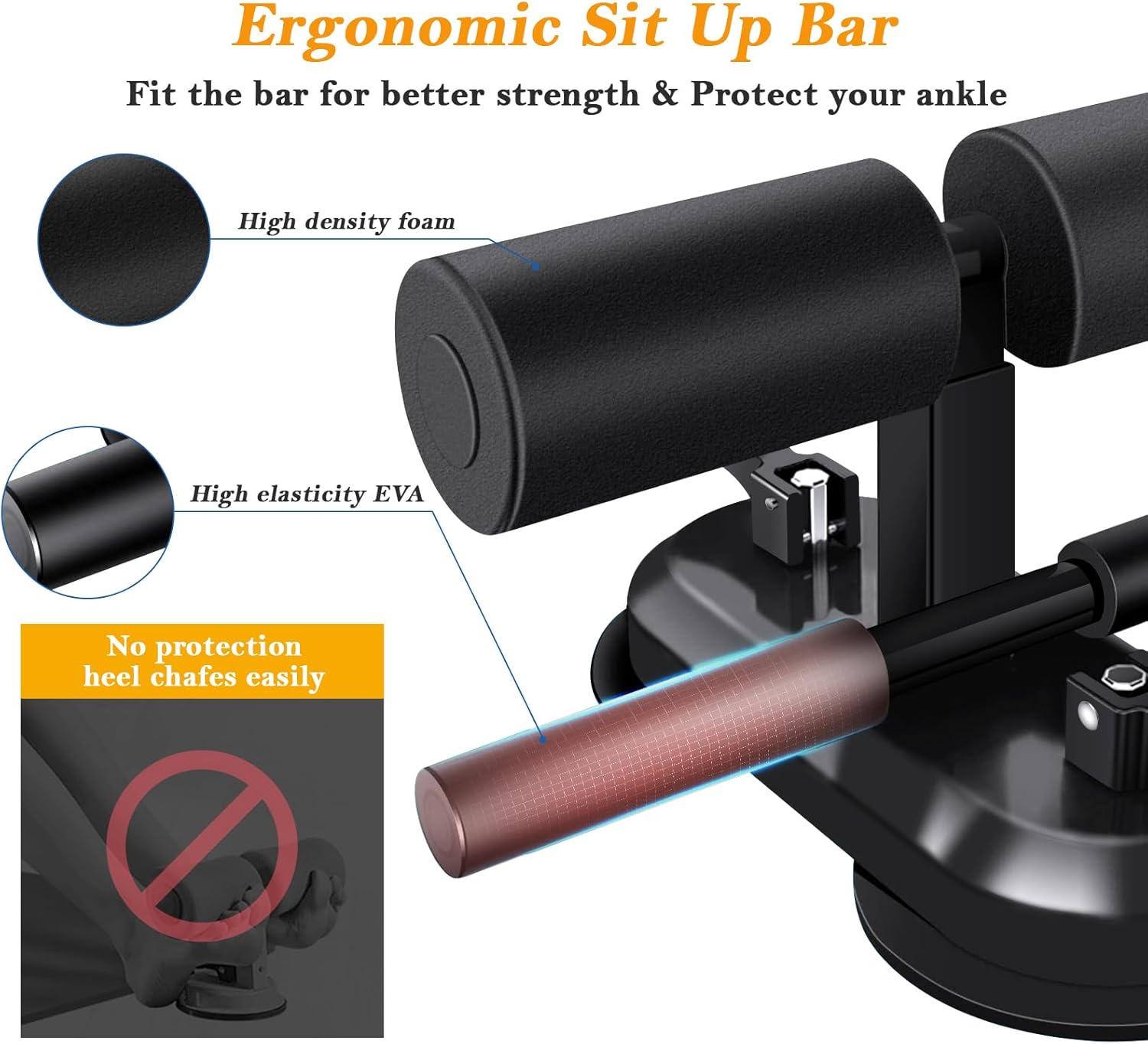 Sit Up Bar Floor, Portable Sit - Sit Up Bar Floor recension och pris