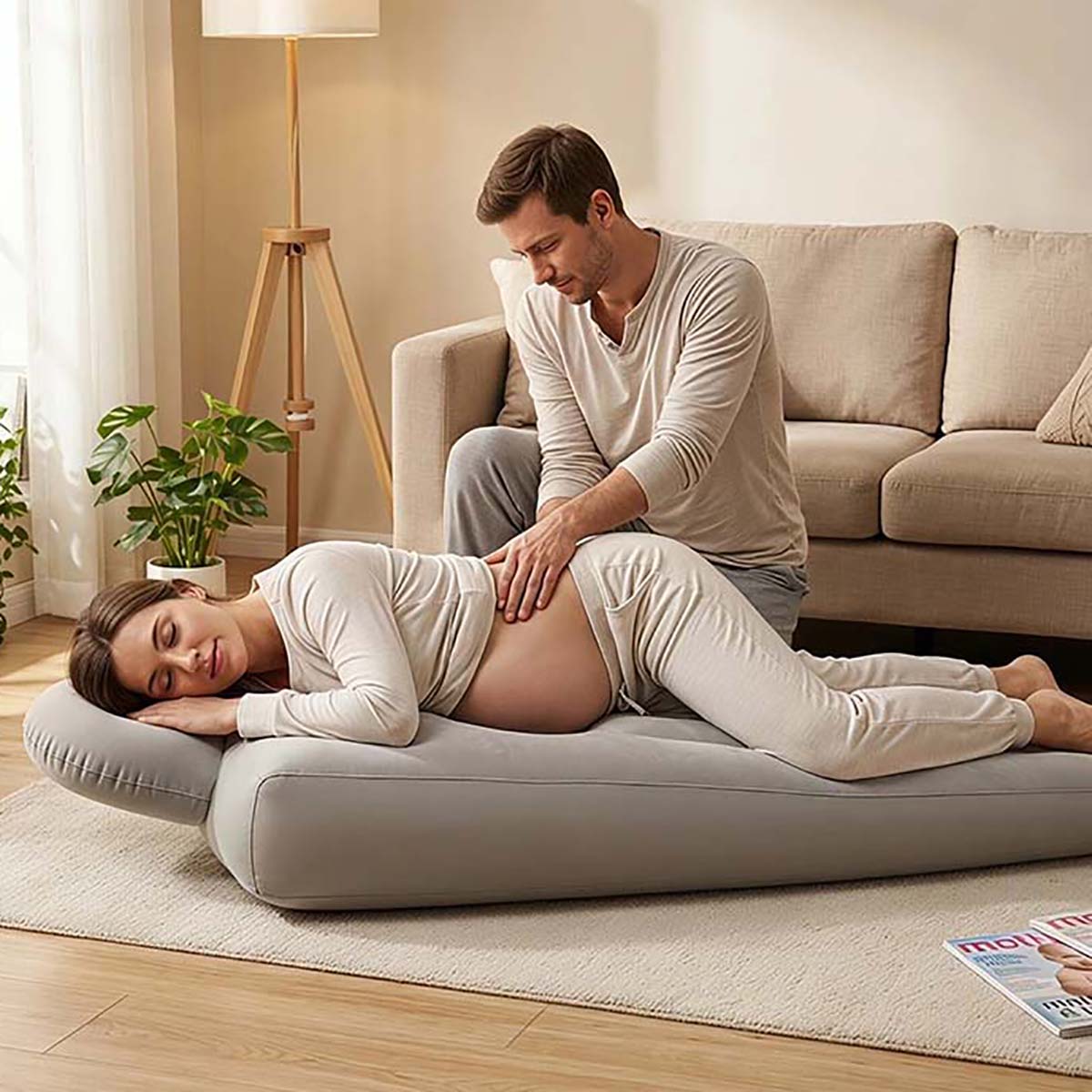 Inflatable Pregnancy Pillow Yo - Yoga Fitness Mat recension och pris