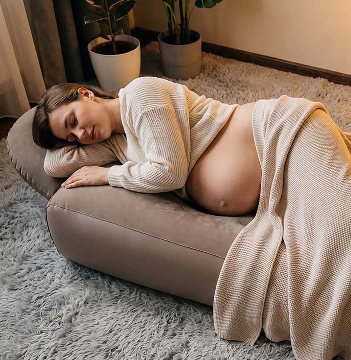 Inflatable Pregnancy Pillow Yo - Yoga Fitness Mat recension och pris