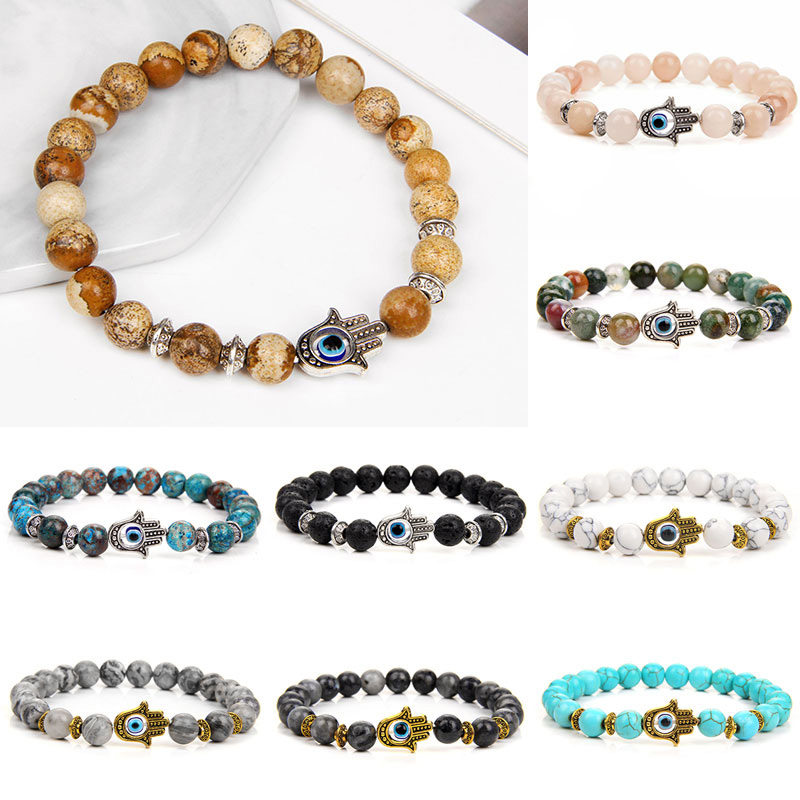 Natural Stone Men Bracelet Fas - Yoga Fitness Tracker recension och pris