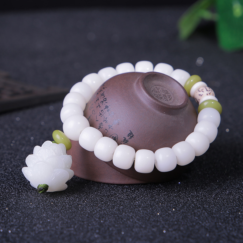 108 White Jade Bodhi Roots Bra - Yoga Fitness Tracker recension och pris