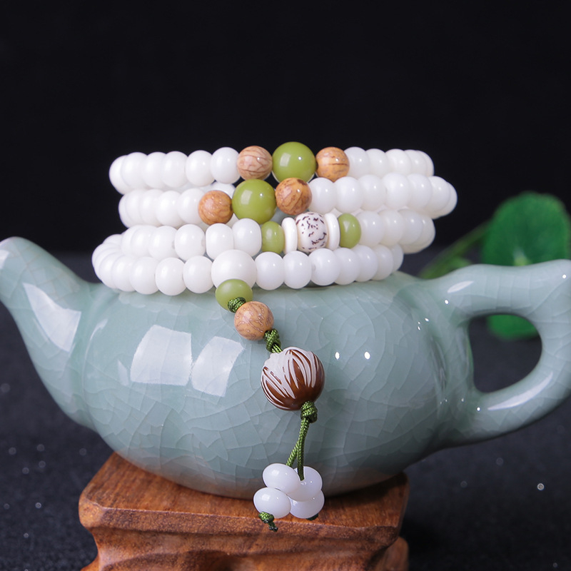 108 White Jade Bodhi Roots Bra - Yoga Fitness Tracker recension och pris