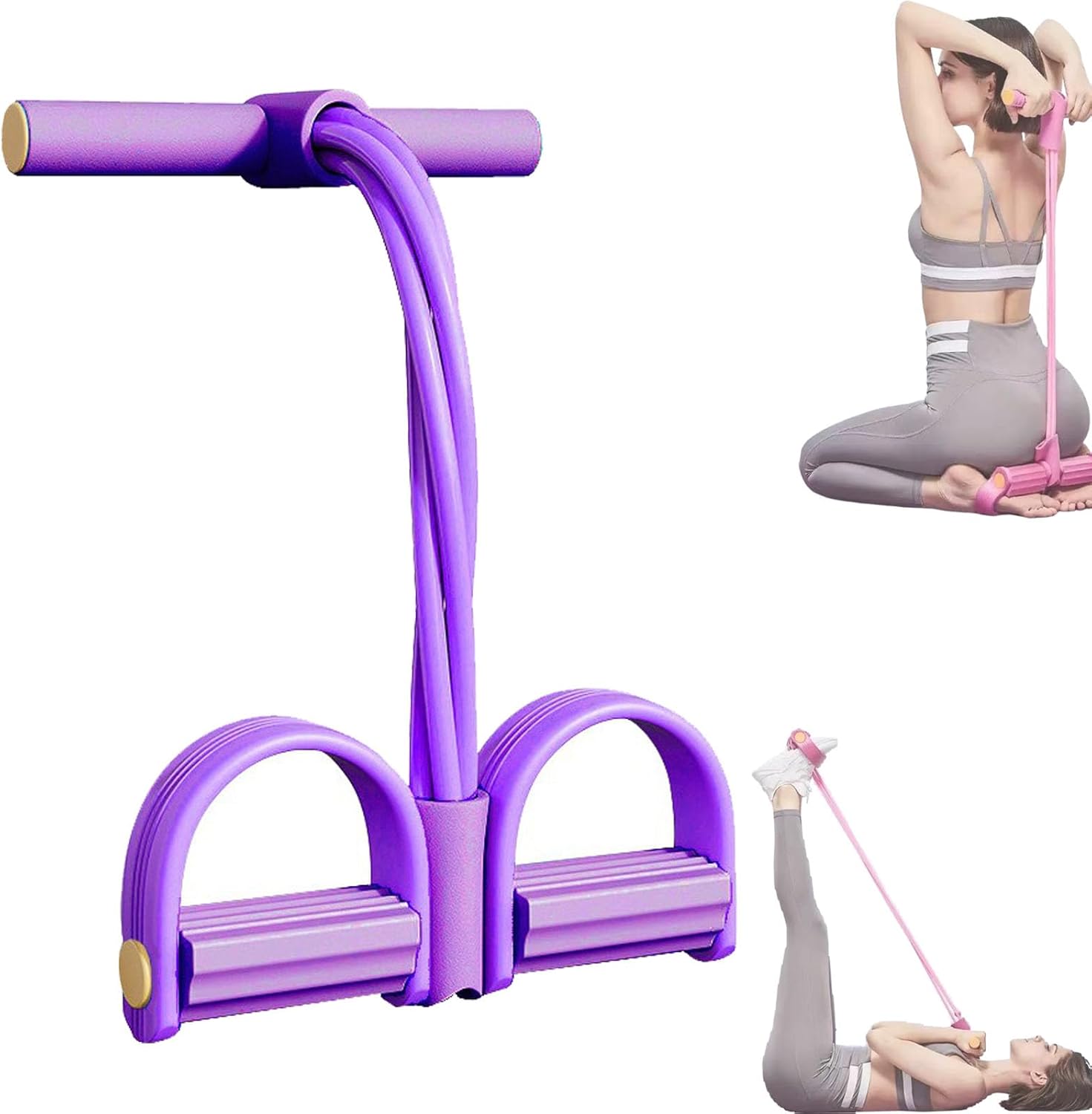 4/6-Tube Tensioner Multi-Funct - Yoga Fitness Stretching Strap recension och pris